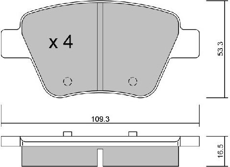 Audi A3 03-, Seat Altea 04-, Leon 05-, Skoda Octavia 04-, Superb 08-, Yeti 09-, VW Caddy 04-, Golf VI, Jetta 10-, Touran 03- galo