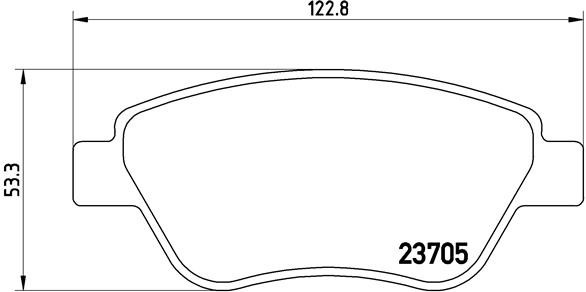 Fiat Albea , Bravo,Doblo, Idea , Linea, Marea , Punto, Stilo ,Lancia Delta, Musa , Opel Combo 12- priekio