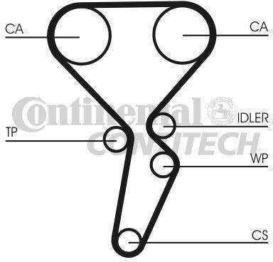 HR40850x27mm RN 1,4-1,6 Laguna all; Megane all; Clio ll; Twingo ll;