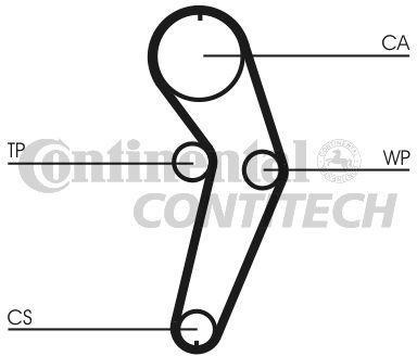 HR58096x17mm RN 1.4-1.6 Clio ll; Megane l; Kangoo 1.4 97-
