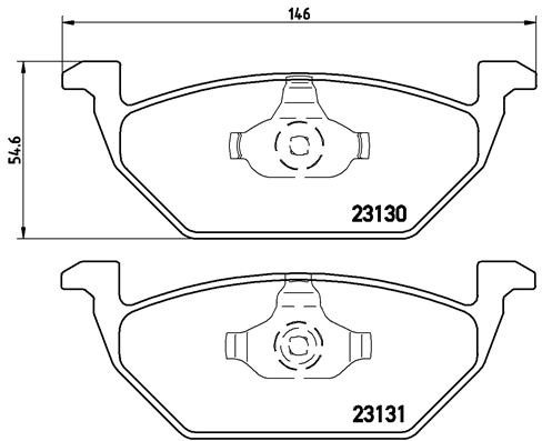 Audi A1, A3 96-, Seat Cordoba 02-, Ibiza 99-, Leon, Toledo, Skoda Citigo , Fabia, Octavia , Rapid, Roomster , 97-, VW Beetle, Bora, Golf IV, Polo 01- , Up priekio