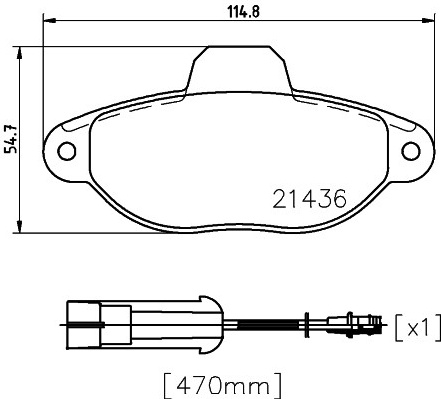 Fiat Panda , 500, Ford KA 08- priekio