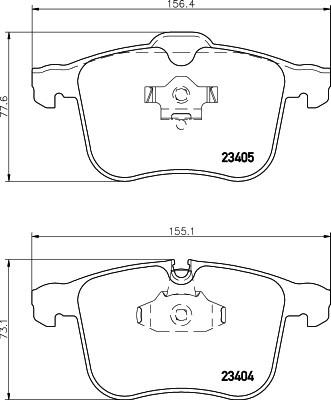 Opel Signum 03- , Vectra C 02- , SAAB 9-3 02- , Cadilac BLS 06- priekio