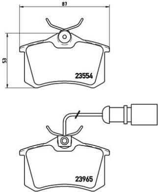 VW Polo 01-, Skoda Fabia 99-, Seat Cordoba 02-, Ibiza 02- galo su indikatoriu