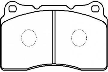 Opel Astra J 12- , Insignia 08- , SAAB 9-5 10-12, Subaru Impreza 01- priekio