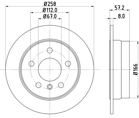 MB A W169, B W245 1.5-2.0 04- galo 258x8