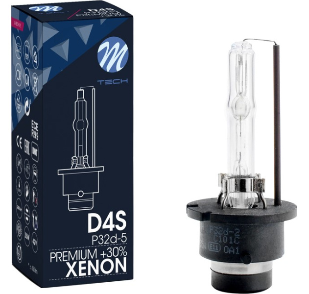 D4S 4300K 42V 35W P32d-5 XENON žibintams su lęšiu (linze)