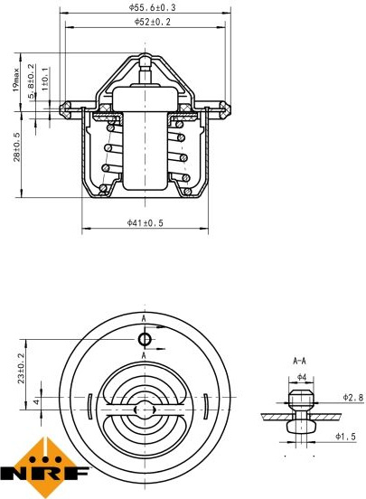  termostatas, aušinimo skystis
