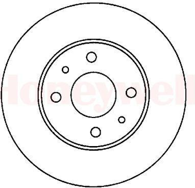 NISSAN Almera 95-00 vedin. 232x18