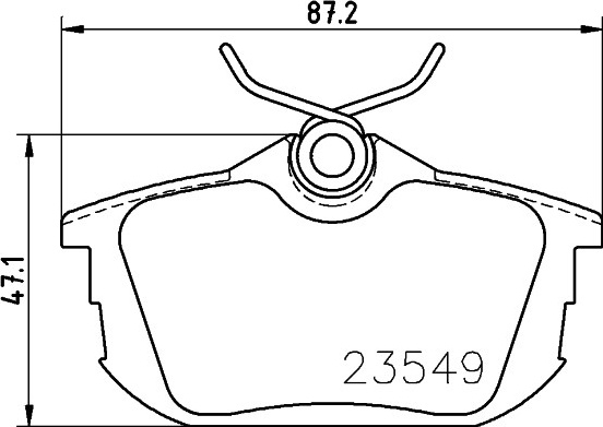 Volvo S40/V40 95-, Mitsubishi Carisma 95-, Colt 04-, Space Star 98-, Smart For Four 04- galo