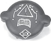Citroen Berlingo 96-, Xantia 93-, XM, Xsara 97-, ZX, Peugeot 106, 306, 405, 406, 605, Partner 96-; Kamštis radijatoriaus 1,40 bar