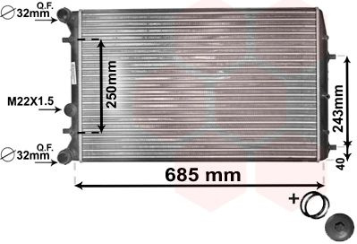  radiatorius, variklio aušinimas