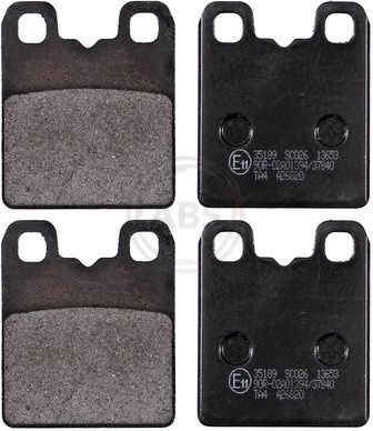  stabdžių trinkelių rinkinys, stovėjimo stabdys