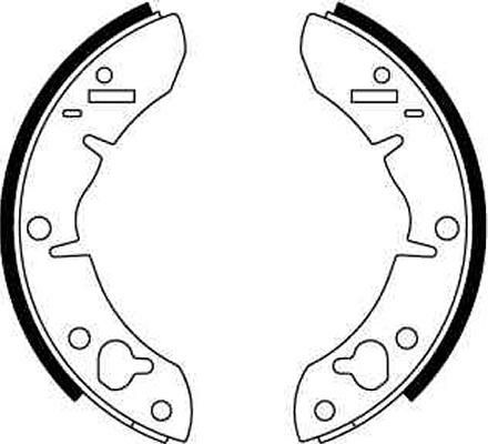  stabdžių trinkelių komplektas