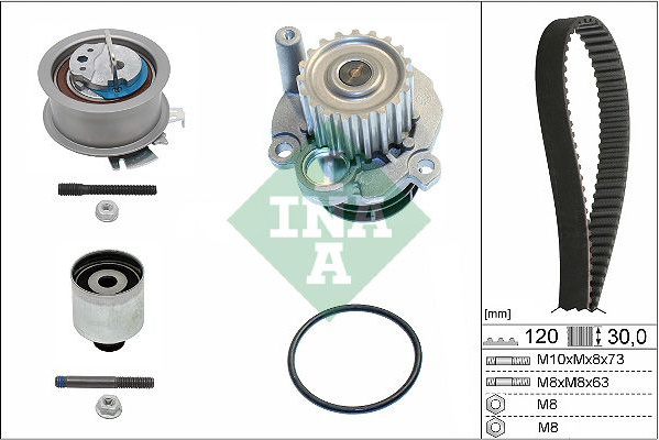 Audi A3, A4, A6, Seat Alhambra, Leon, Skoda Octavia I, VW Bora, Caddy III, Golf IV, Passat 1.9D/2.0D 96-10