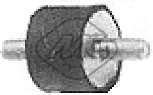 Pagalvėlė tvirtinimo M5 D15 H16, sriegio ilgis L10mm