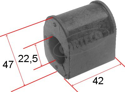  skersinio stabilizatoriaus įvorių komplektas