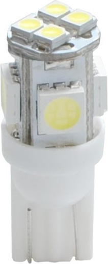 LED T10 12V 2.8W 4xSMD5050 + 4xSMD3528 White