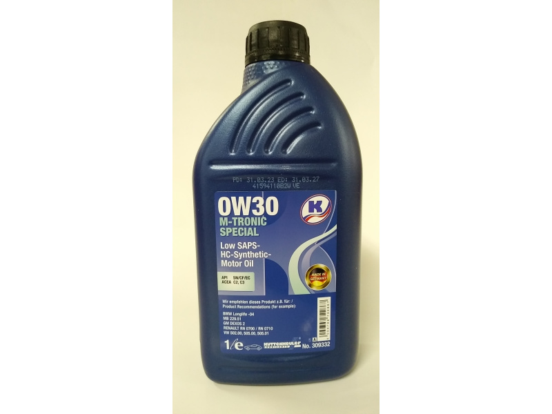 M-Tronic Special 1L 0W-30 , SN/CF , C2/C3 , BMW LL-04, Dexos 2