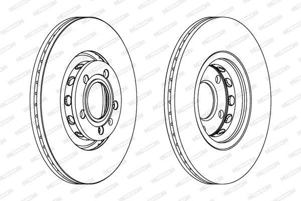 Audi A4, A6, Skoda Superb, VW Passat, 1.8-2.8 90-08 priekio 288x25 2vnt