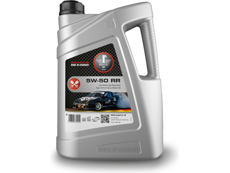 5W50 RR 5L API SP, ILSAC GF-6A , Race Performance , PAO-Ester-HC