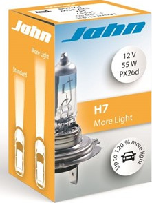 H7 12V 55W PX26d More Light +90%