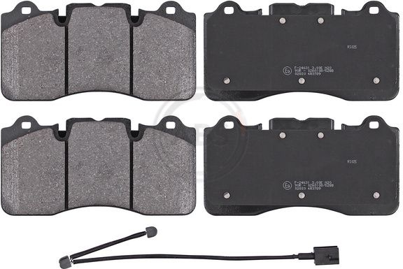  stabdžių trinkelių rinkinys, diskinis stabdys