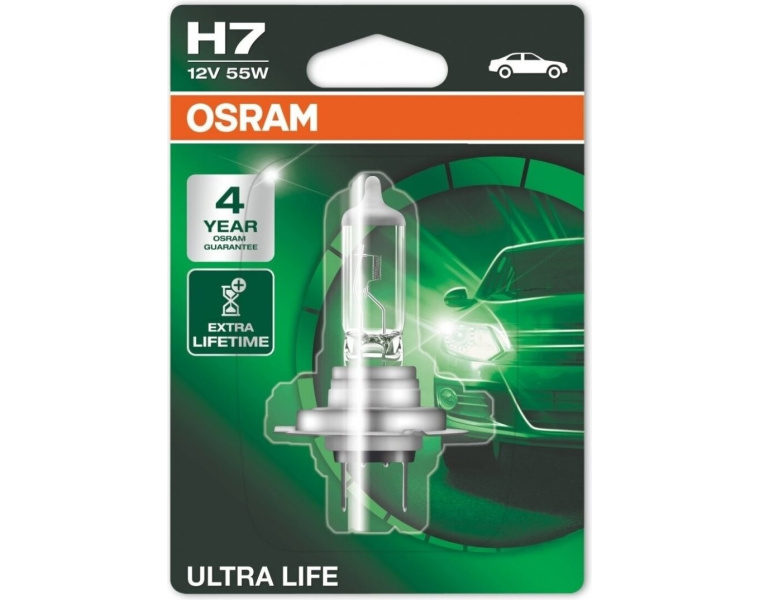 H7 PX26d 12V 55W Ultra life 01B