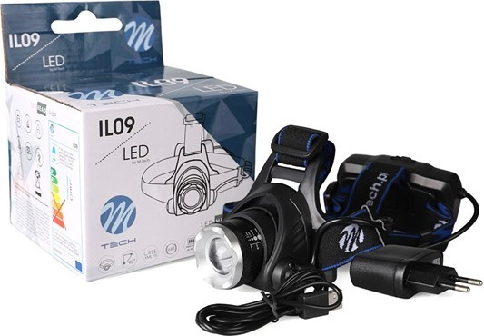 IL09 pakraunama, 1xLED CREE , 800LM, 3 rėžimai , baterija 2x2200mAh