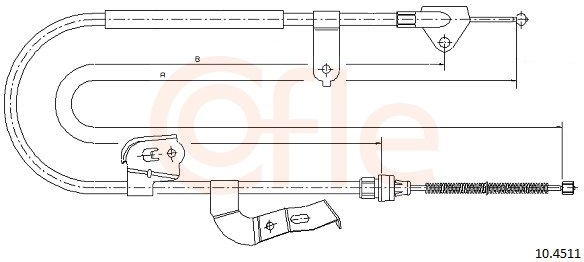  trosas, stovėjimo stabdys