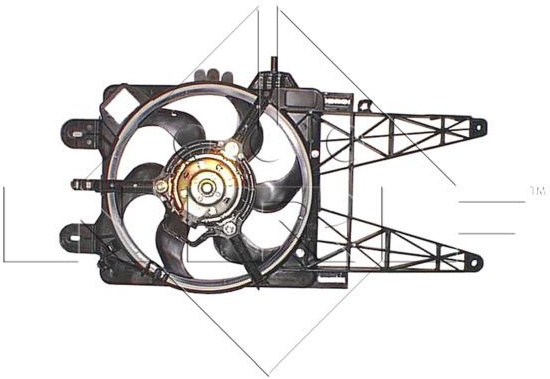  ventiliatorius, radiatoriaus