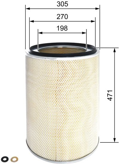  oro filtras