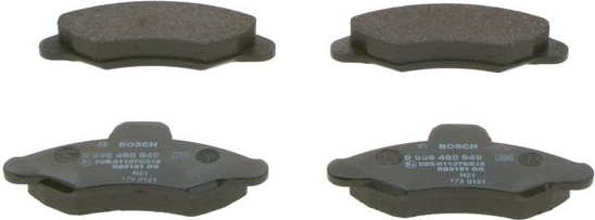  stabdžių trinkelių rinkinys, diskinis stabdys