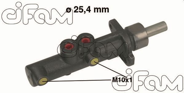  pagrindinis cilindras, stabdžiai