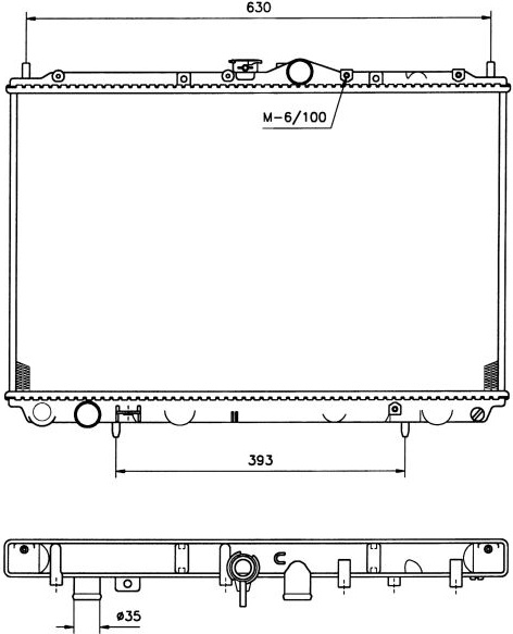  radiatorius, variklio aušinimas