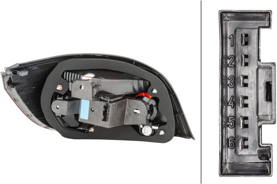  kombinuotas galinis žibintas