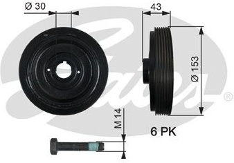  skriemulys, alkūninis velenas