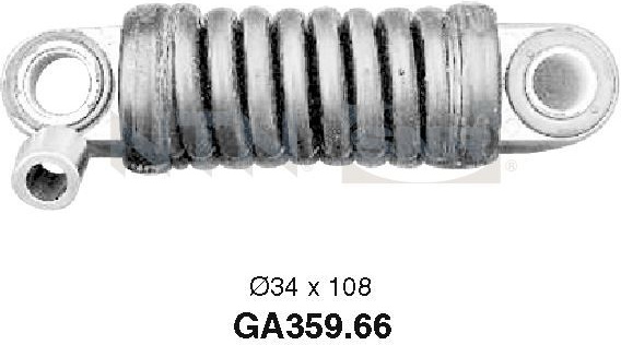  įtempiklio skriemulys, V formos rumbuotas diržas