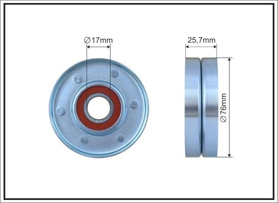 Audi A4, A6, A8, Allroad, Skoda Superb I, Volvo 960 II, S70, S90, V90; VW Passat 2.4-2.9 94-08 76X25,5X17mm