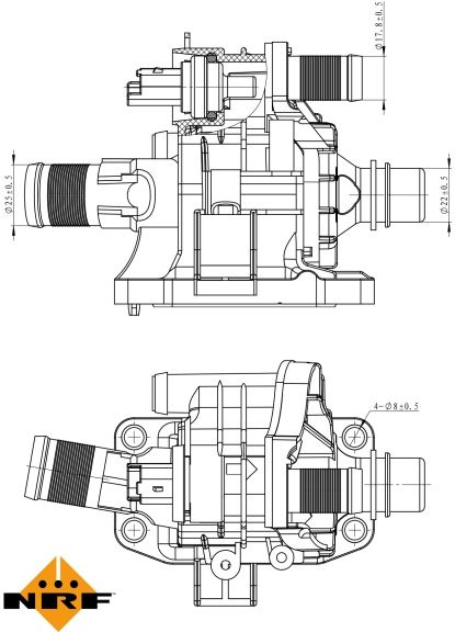  termostatas, aušinimo skystis