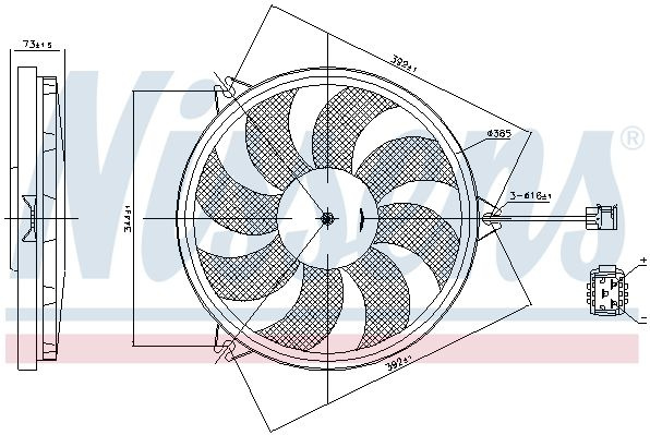  ventiliatorius, radiatoriaus