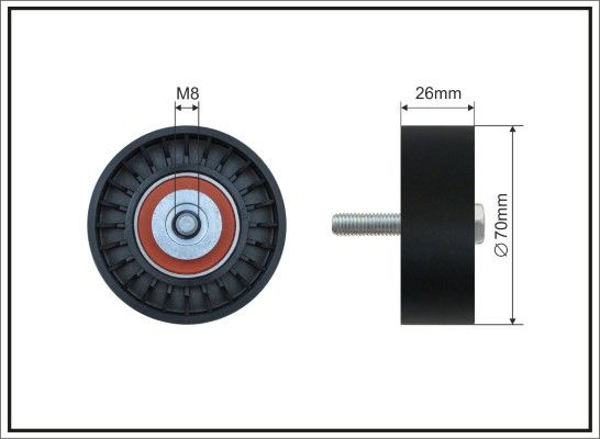 Ford Fiesta IV, Focus, Galaxy 1.0-2.3 95- 70X26X8mm