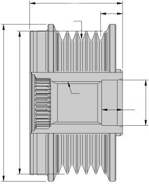  laisvos eigos sankaba, kint. sr. generatorius