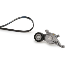  V formos rumbuotas diržas, komplektas