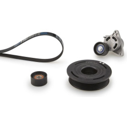  V formos rumbuotas diržas, komplektas