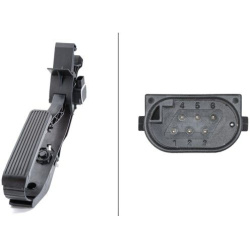  jutiklis, akceleratoriaus pedalo padėtis