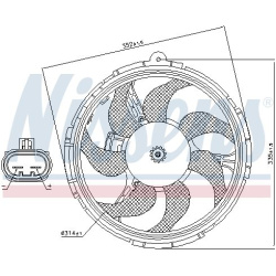  ventiliatorius, radiatoriaus