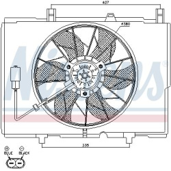  ventiliatorius, radiatoriaus