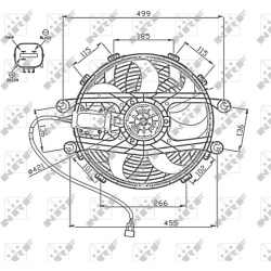  ventiliatorius, radiatoriaus