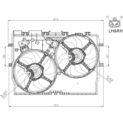  ventiliatorius, radiatoriaus